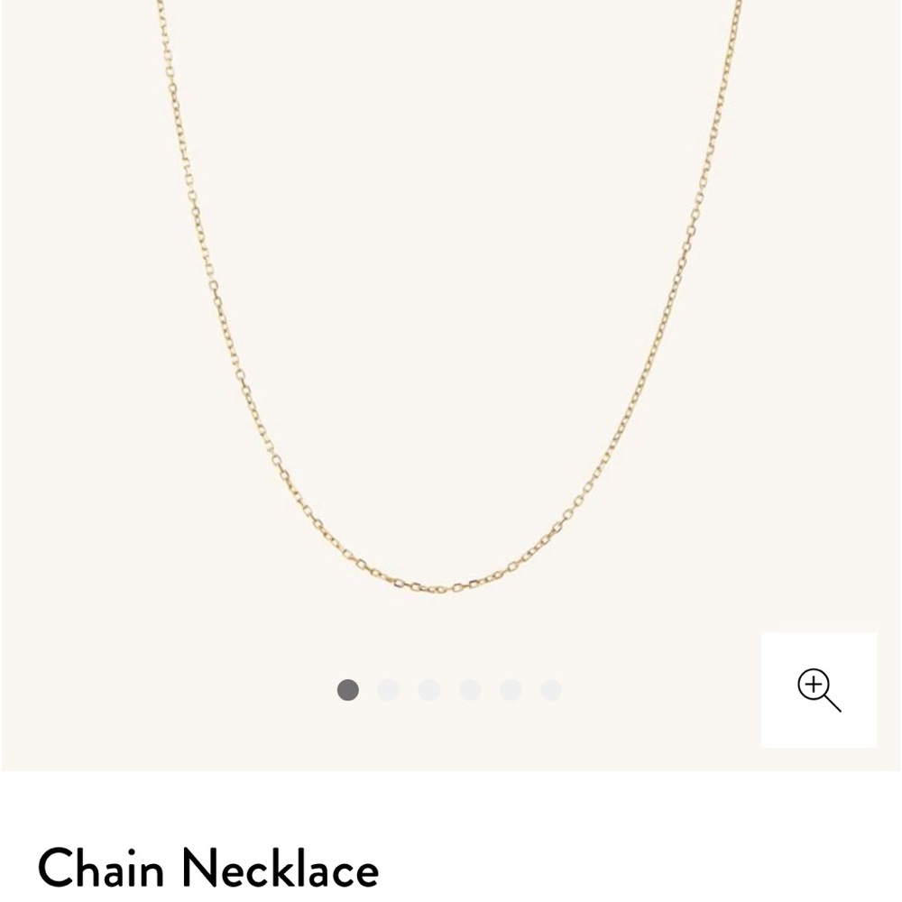 Mejuri Gold Dainty Chain Necklace